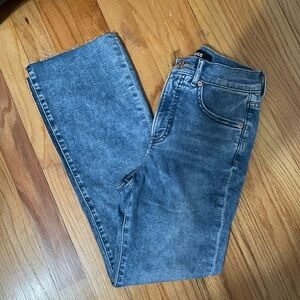 Express Stretch+ Cropped Flare High Rise Jeans